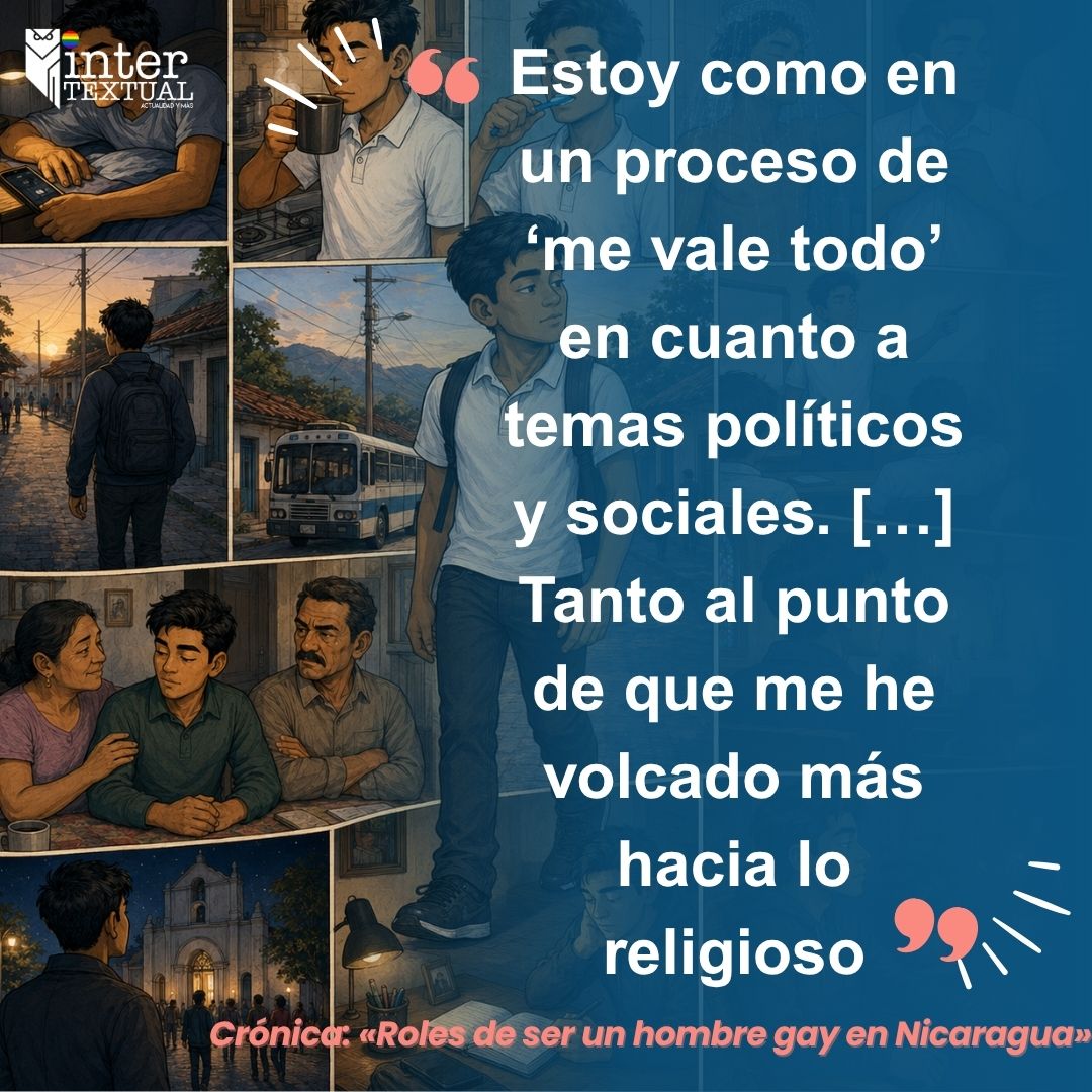 IntertextualNic's tweet photo. ¿Qué implica interpretar un papel cada día para sentir que pertenecés?
https://t.co/GVTn2mVNdO https://t.co/w1iqphtkR4