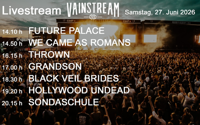 scnfdm's tweet photo. Tune in to Vainstream 2026's livestream in about 1 hour to catch Hollywood Undead live in Münster!

https://t.co/EZOfeyx1Ih

#HollywoodUndead #Vainstream #FeelsLikeHome https://t.co/zg8jUjum1K