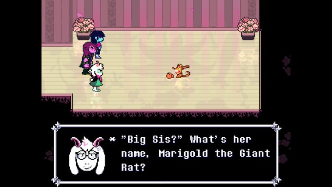 Generalkenobi47's tweet photo. why was ralsei such a dick to specifically orange anyway https://t.co/yeD1DkcOqn