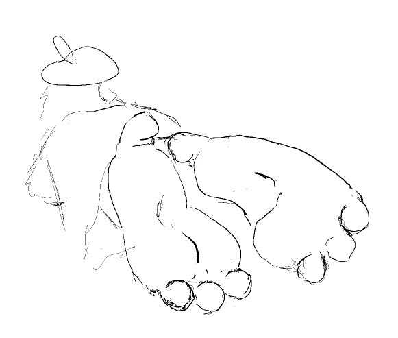 freakychocobo's tweet photo. First digital sketch
#furry #footfetısh https://t.co/JQRxLNVpJc