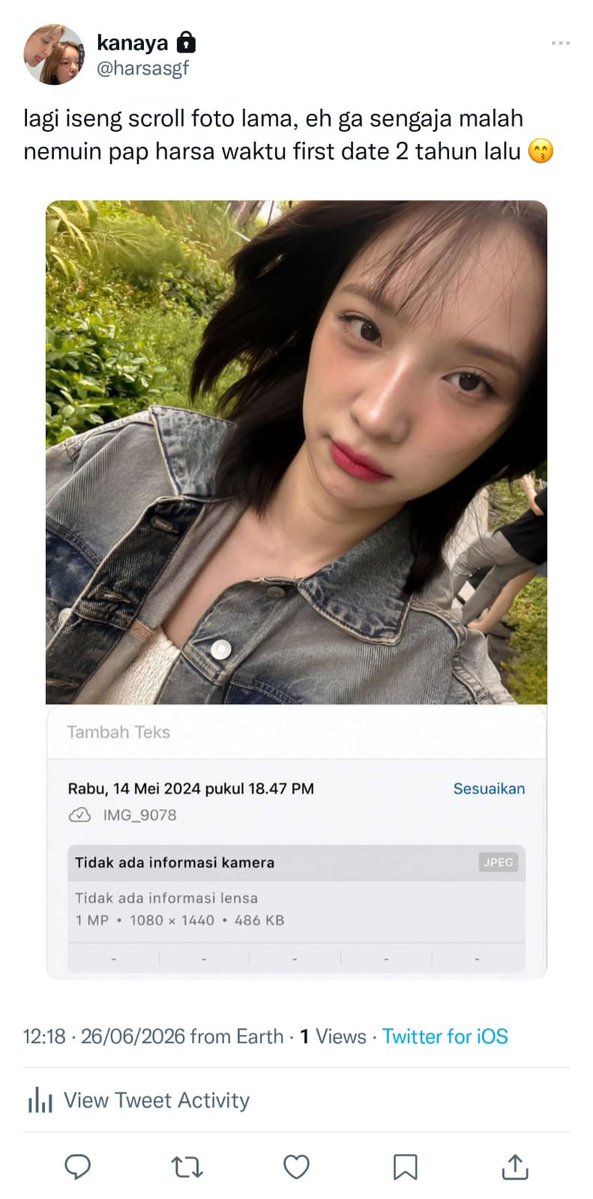 nerdyff19's tweet photo. 𝐅𝐢𝐫𝐬𝐭 𝐃𝐚𝐭𝐞
 — #Janjingjing One Shoot Au. 

a flashback to harsa and kanaya's very first date https://t.co/flZUnJ0H5b