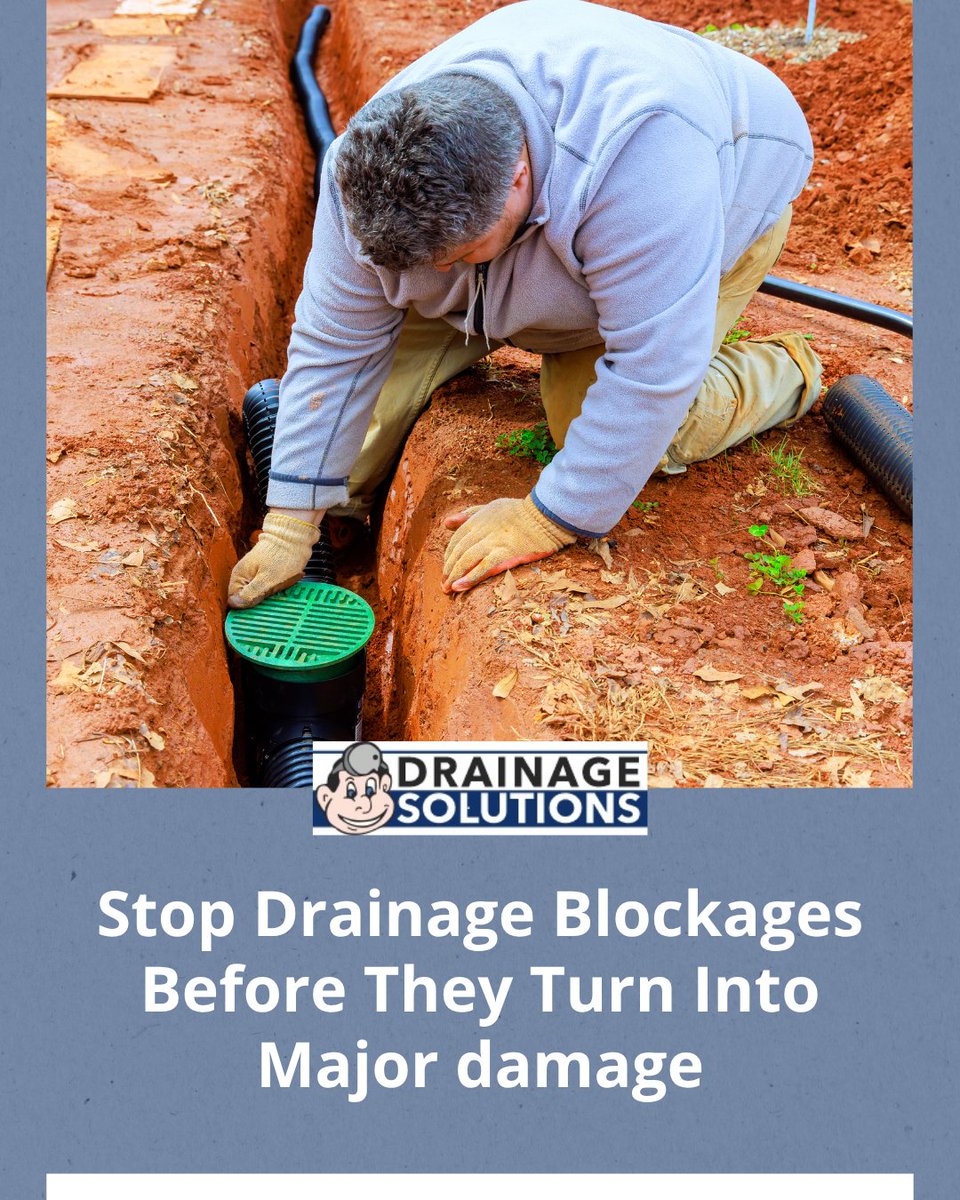 DrainageSolutio's tweet photo. If drainage issues are starting to show, early action helps avoid bigger repairs later. We handle inspections, cleaning, and repairs across Orlando. Call (407) 282-0881.

#DrainCleaning #OrlandoDrainage #DrainageSolutions https://t.co/wcoS3JY85S