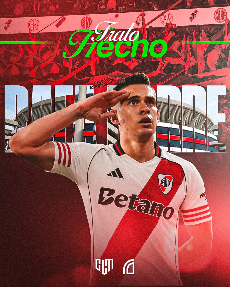 CLMerlo's tweet photo. 🚨𝙑𝙪𝙚𝙡𝙫𝙚: Rafael Santos Borré es nuevo refuerzo de River. 
*️⃣Ya hay acuerdo total para comprarle el pase a Inter en u$s 2.5M. 
*️⃣El 🇨🇴 aceptó una importante rebaja salarial para motorizar su regreso al club. #TratoHecho https://t.co/knSHPDK1zr