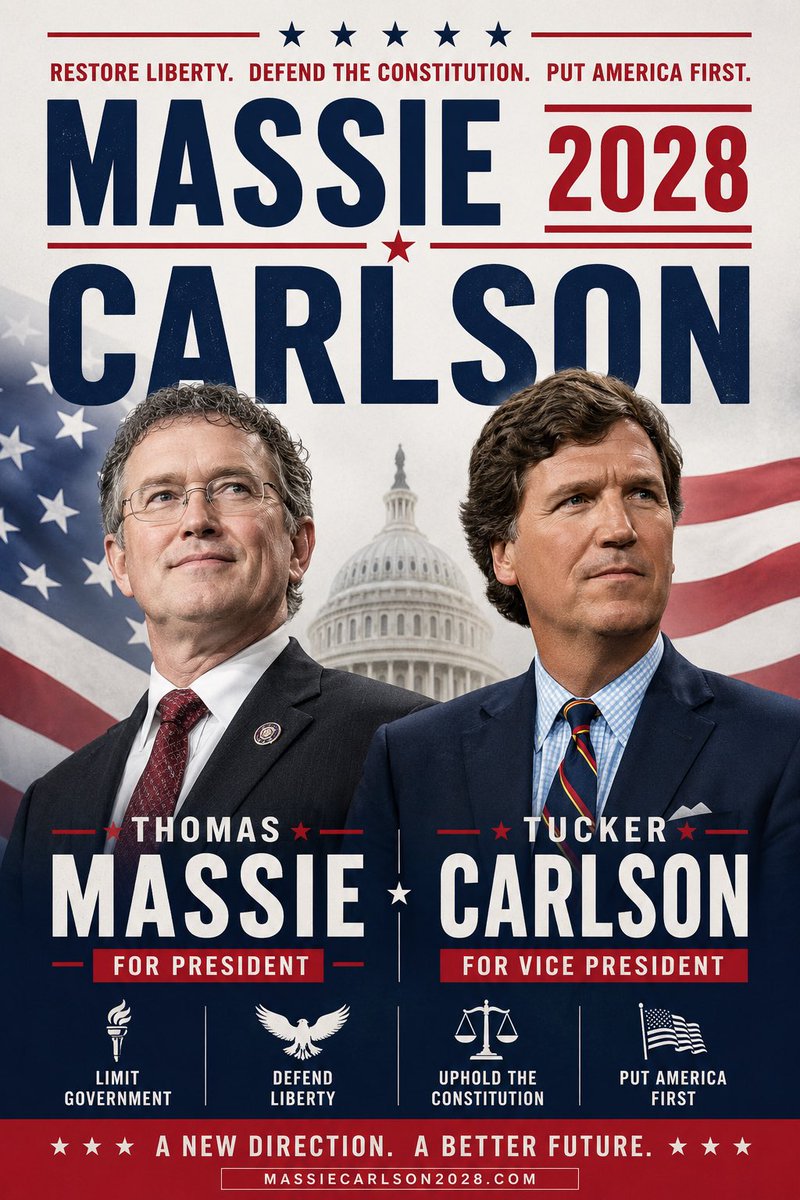 DWING9's tweet photo. @Write4Republic @RepThomasMassie @TuckerCarlson 2028🇺🇸 https://t.co/4CXbShMkWS