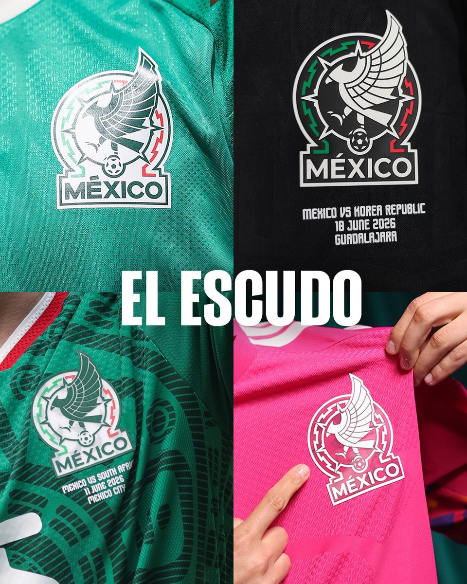 Miseleccionfem's tweet photo. Un mismo escudo. 🇲🇽
Una misma pasión. ❤️‍🔥
Un mismo sentimiento. ✨

Un país latiendo por los mismos colores y el mismo sueño. 💚🤩 https://t.co/QnXQHOJk5v