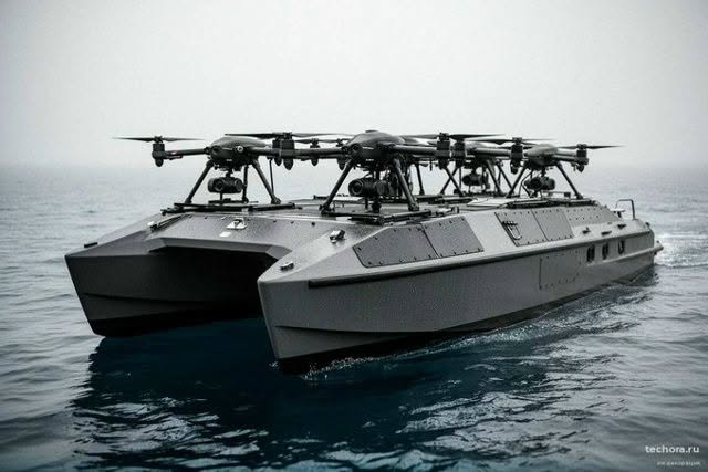 gorbatuk_o's tweet photo. Українська компанія Depthon Systems розробила безекіпажний катер SeaHive 5.0, здатний нести на борту БПЛА.... https://t.co/huLnGvfUdC https://t.co/q0puz7HKW8