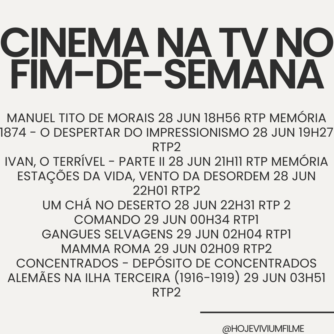 HojeViviumFilme's tweet photo. Conhece os filmes que podes ver este fim-de-semana na televisão generalista:

https://t.co/YJZ2yXmipZ https://t.co/QKNmE096LK