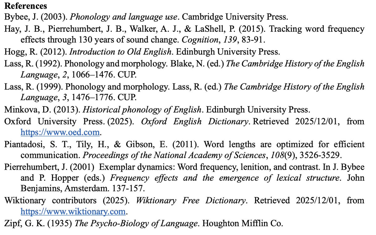phono_logical's tweet photo. “God be with ye, frequency effects: A 1,000 years of reductive sound change in English” by Márton Sóskuthy (June ’26) https://t.co/8vDBl9oZy5 #LabPhon20
 
(Good) bye < ... < God be with you
 
Data and code: https://t.co/OIfv8SxyRD https://t.co/dAZ1mHlM48