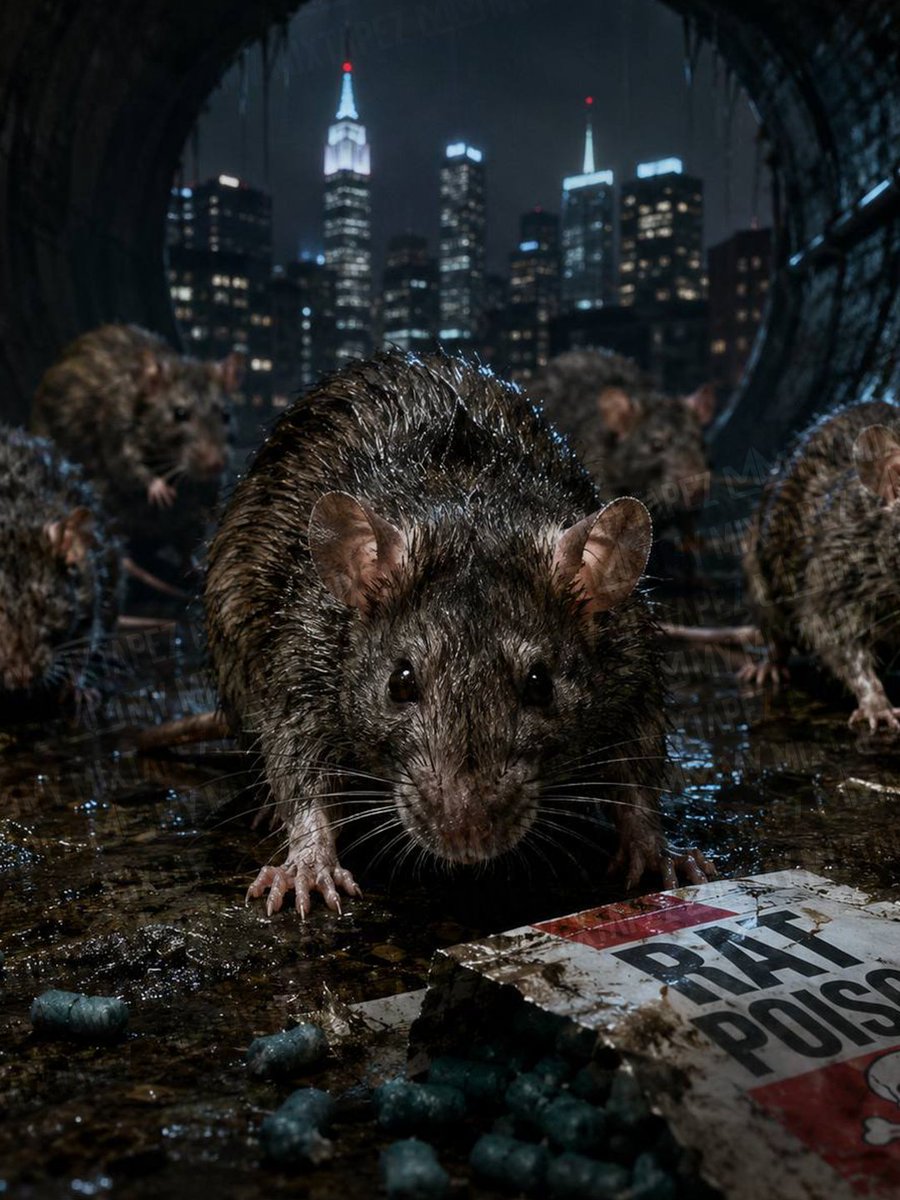 mymixtapez's tweet photo. Mutant rats found in U.S. sewers are reportedly evolving resistance to poison and passing the trait to future generations ⚠️ https://t.co/dE5BTB5nFw