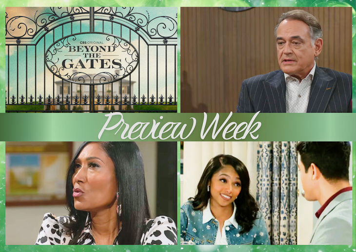 SoapCrushWorld's tweet photo. Beyond the Gates Preview: Marriage Proposal, Hospital Partnership Ends

Read more: https://t.co/WnZt6eYuPa

#BeyondTheGates #CBSSoap #DaytimeTV #SoapOpera #TVSpoilers #DaytimeDrama #SoapSpoilers

CBS soap opera Beyond the Gates returns July 6-10 with major storylines including … https://t.co/dNzv74SWwN