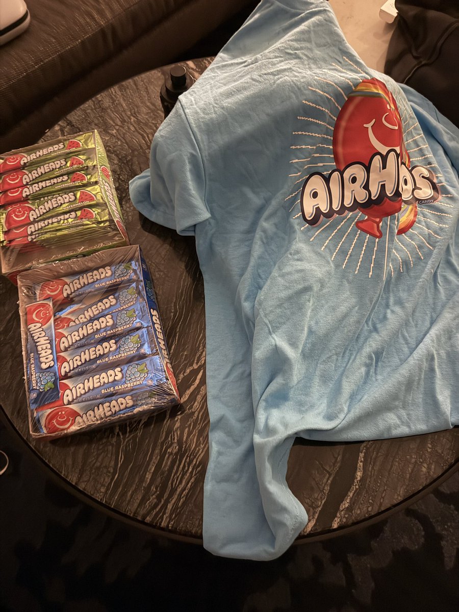 PunkDaGod's tweet photo. Lets goooo @Airheads came through with the nice package yesterday! https://t.co/gdreVtGYQO