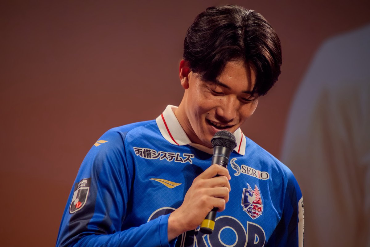 SugarOrangeMoon's tweet photo. スパイク着用登壇でやる気に満ち溢れた濵田太郎選手

#fagiano #ファジアーノ岡山
#濵田太郎 https://t.co/5gYfTNDCdG