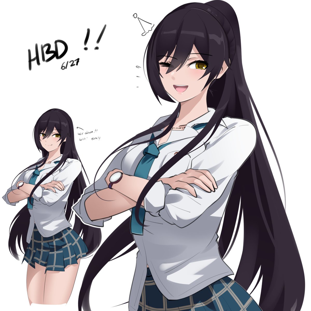 holeecrab's tweet photo. hbd sakuya!!!! #白瀬咲耶生誕祭2026 https://t.co/9zUGKY6XjL