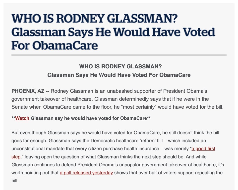 AZBrianAnderson's tweet photo. Did you know @RodneyGlassman supports Obamacare &amp; cap-and-trade? That he wants to "take people out of their cars" in order to reduce "fossil fuels"? That Obama's EPA awarded him in San Francisco for being liberal?

It gets worse: https://t.co/E8P0ErxqoS

https://t.co/MUeRI1kscG https://t.co/5VriNQPVgO