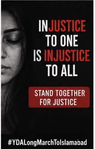 BokhariDoctor's tweet photo. Justice is the heartbeat of every civilized society….
When it stops, humanity begins to bleed….
#YDALongMarchToIslamabad https://t.co/h7RrKBC4tN