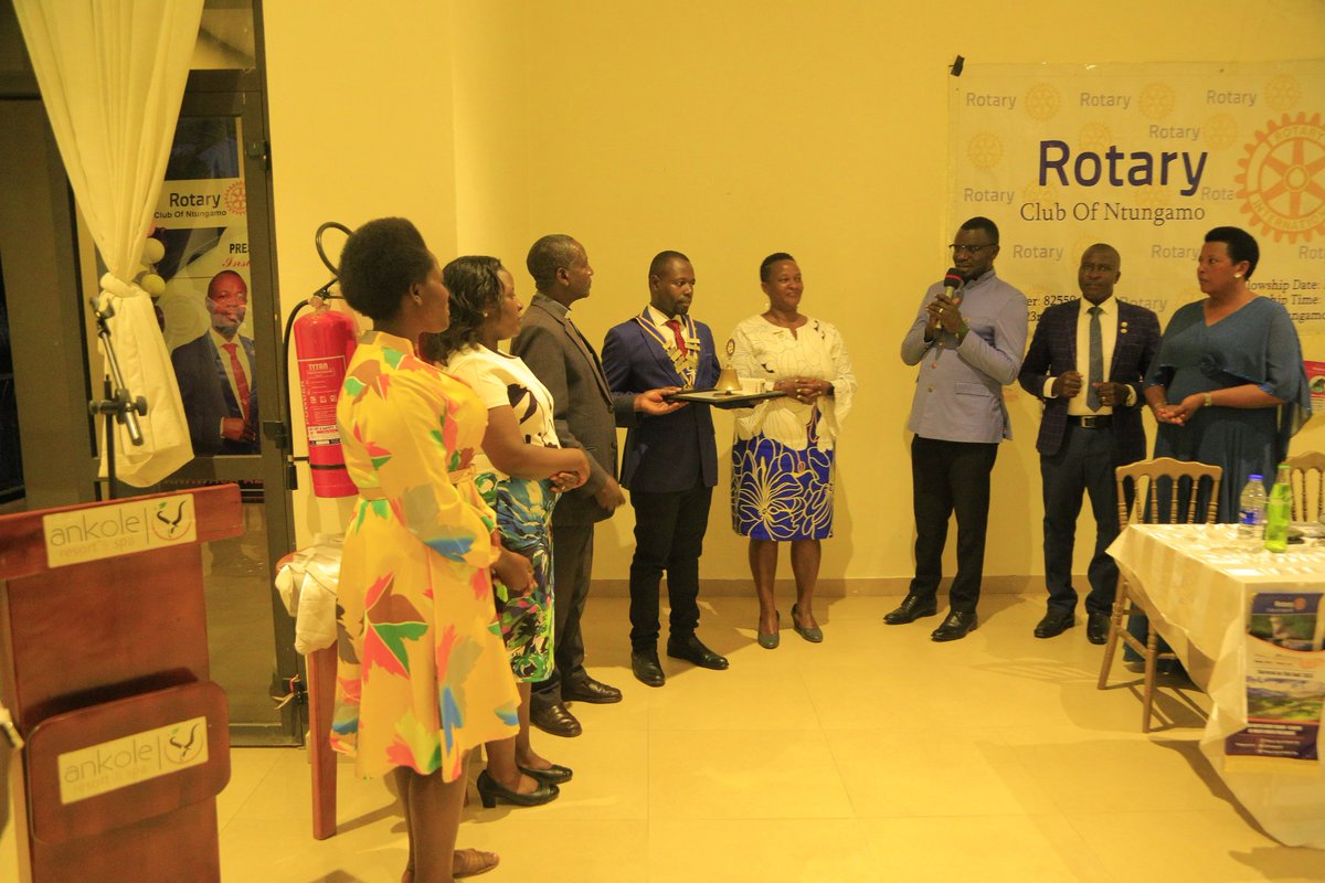 SamuelTayariWes's tweet photo. Rotarian Allan Ankwasa officially assumes office as the Rotary Club of Ntungamo President  for the year 2026-2027. https://t.co/sRQRrRi7gj