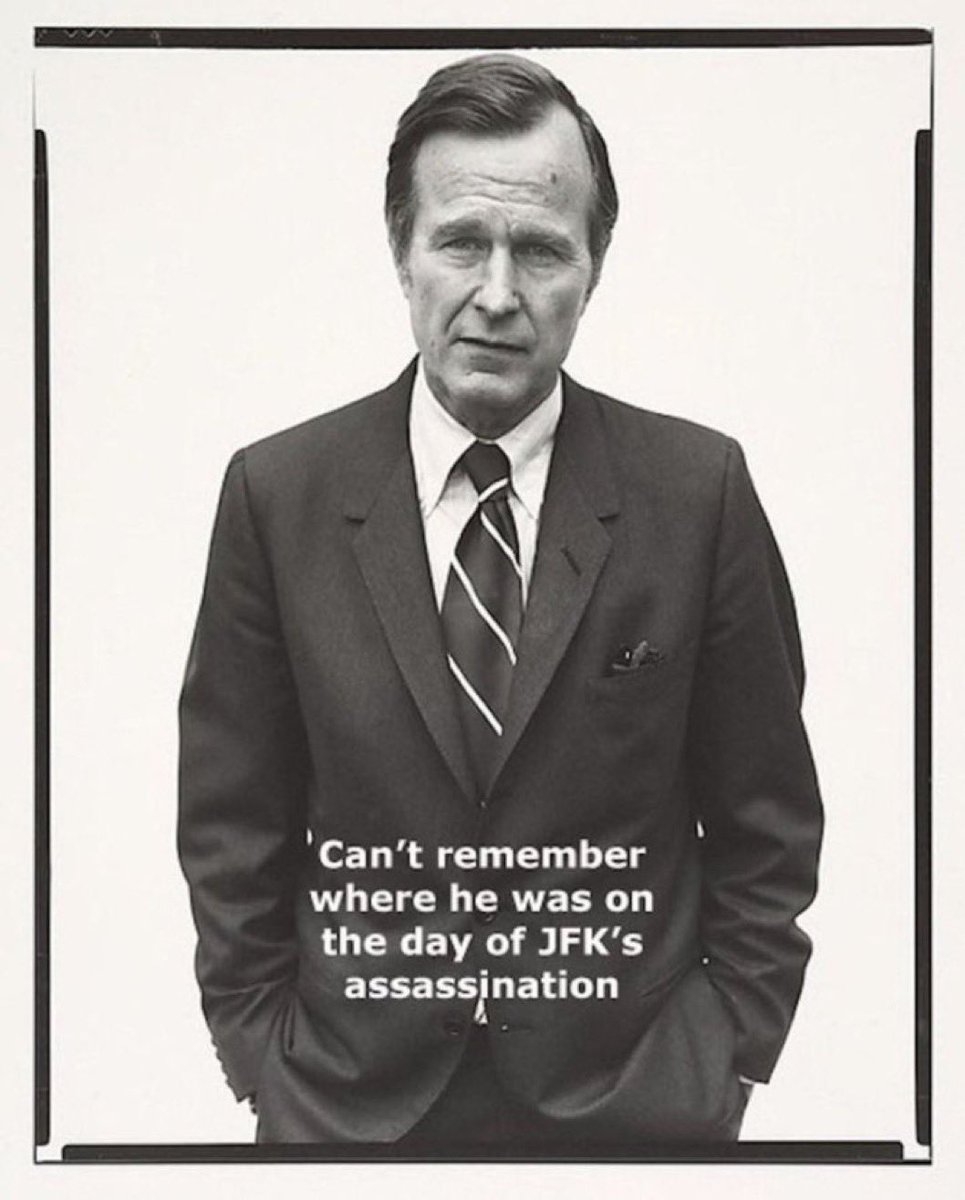 johnfkennedyfb's tweet photo. For 30 years George H.W. Bush claimed he couldn’t remember where he was on the day JFK was assassinated, but indisputable records show he was right there in Dallas that morning, popped over to Tyler at lunchtime, and was back in Dallas by evening. https://t.co/KkUsTtoLN9