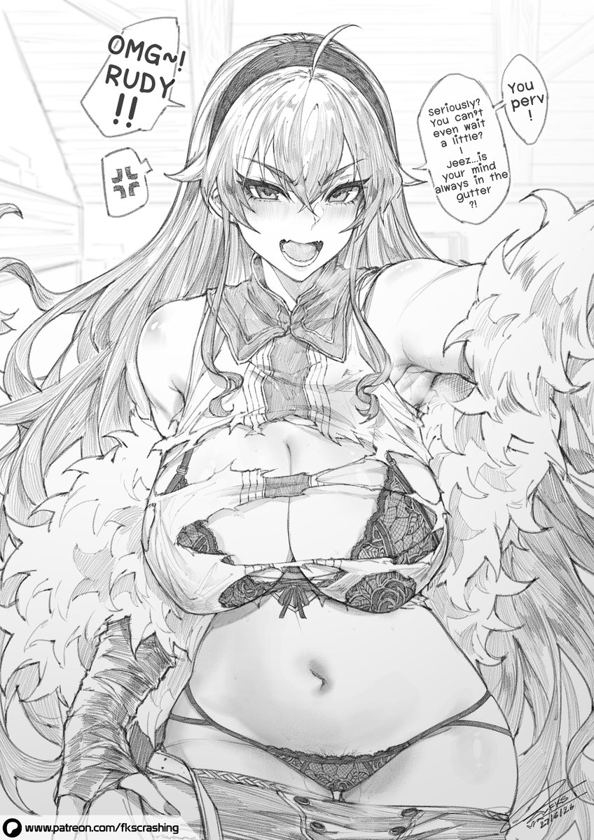 FKSCrashinG's tweet photo. Rudy couldn't hold back anymore~🥵

#MushokuTensei #ErisBoreasGreyrat #FKSCrashinG https://t.co/1MFIBaWfYK