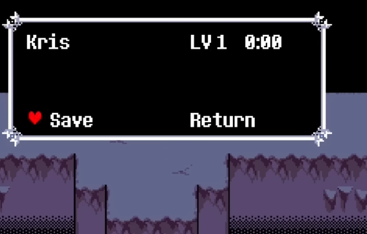 CoffeeGeck's tweet photo. @kaprettino plus when you save for the first time you overwrite a "reset" "Kris" save file, as if somebody else restarted but you beat them to the save point and erased the evidence of their first appearance https://t.co/qT2WWwA5WV