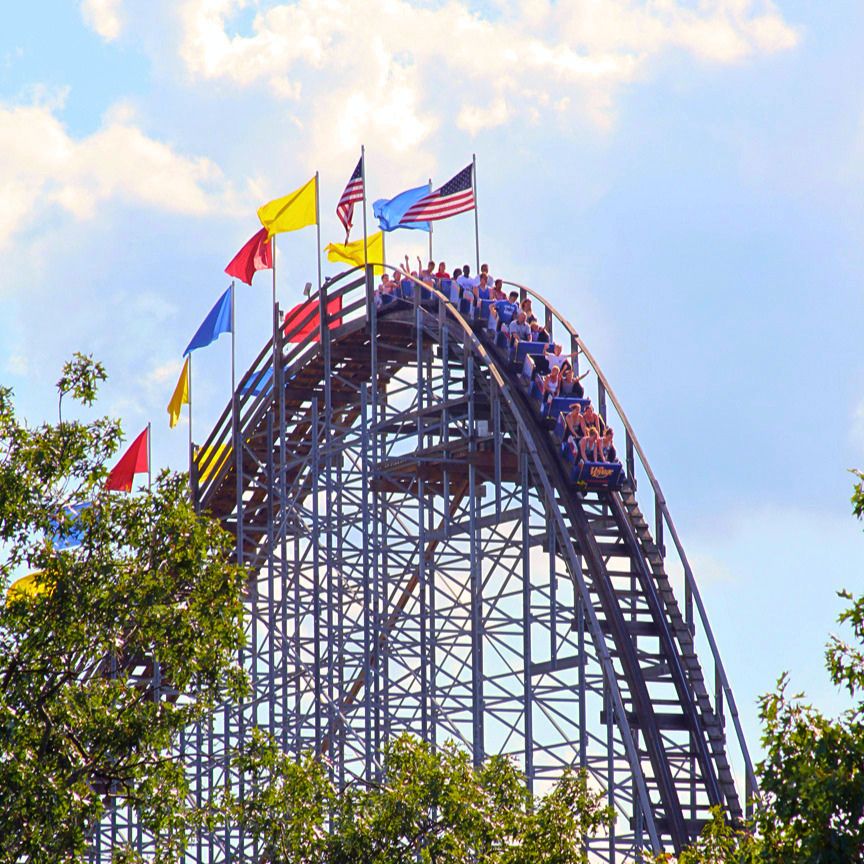 HolidayWorld's tweet photo. 20 years later, and The Voyage is still delivering legendary rides 🎢✨
Come celebrate the 20th Anniversary of The Voyage and see why it's a must-ride for coaster fans everywhere! Tickets: https://t.co/ztImZ3Tozy
#TheVoyage #RollerCoaster #HolidayWorld https://t.co/cu81MkuGtN