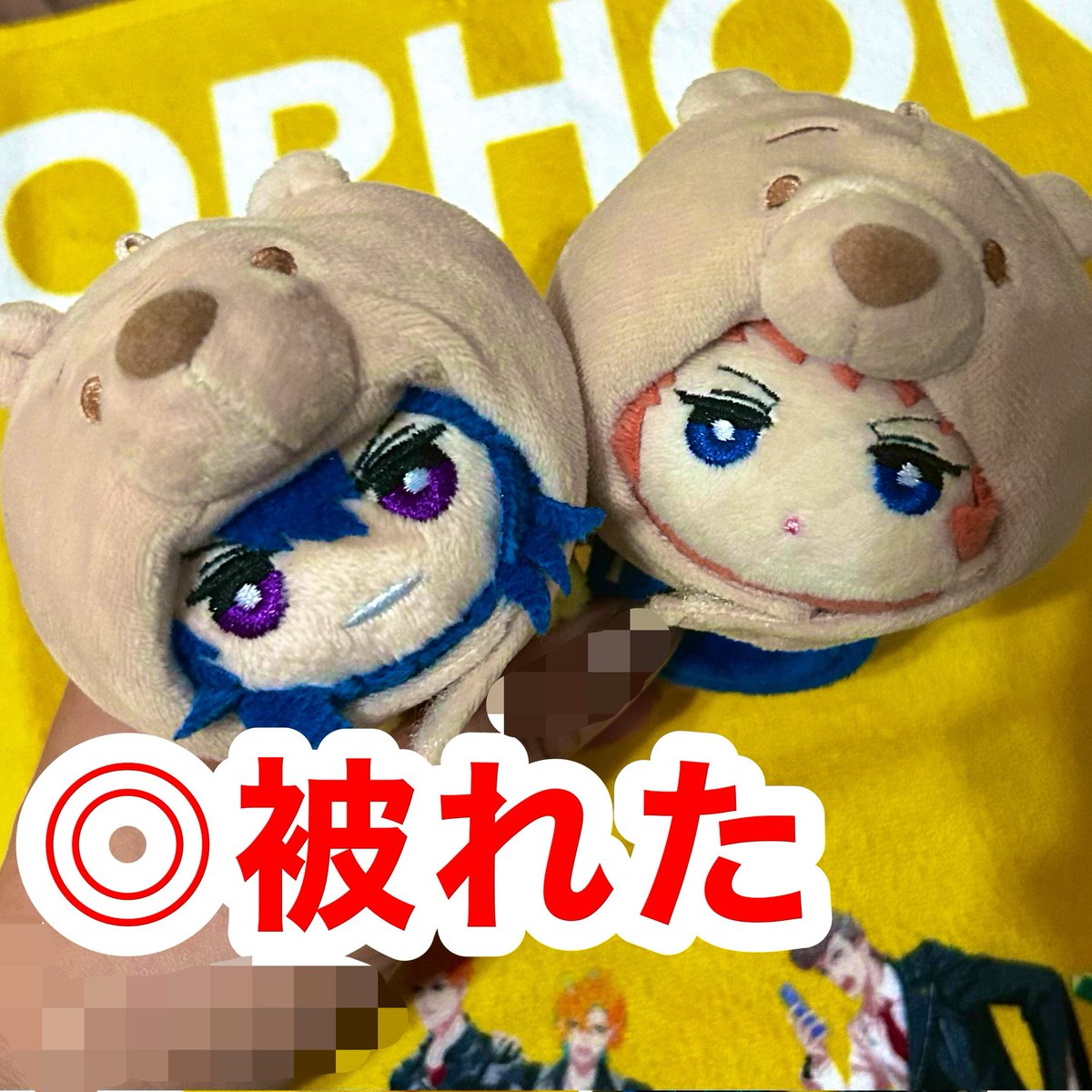 dicexrio_cpp's tweet photo. デズニでみかけた小さいファン帽子、
是非2人に被せたいなと買ったものの、🎲の頭が入らず。

そういえば、ぬい全般🎲のが大きい気がする。と思って入る入らないしてました。
🐦さん、小顔な子が多のかも。 https://t.co/MIK0MPYpSH