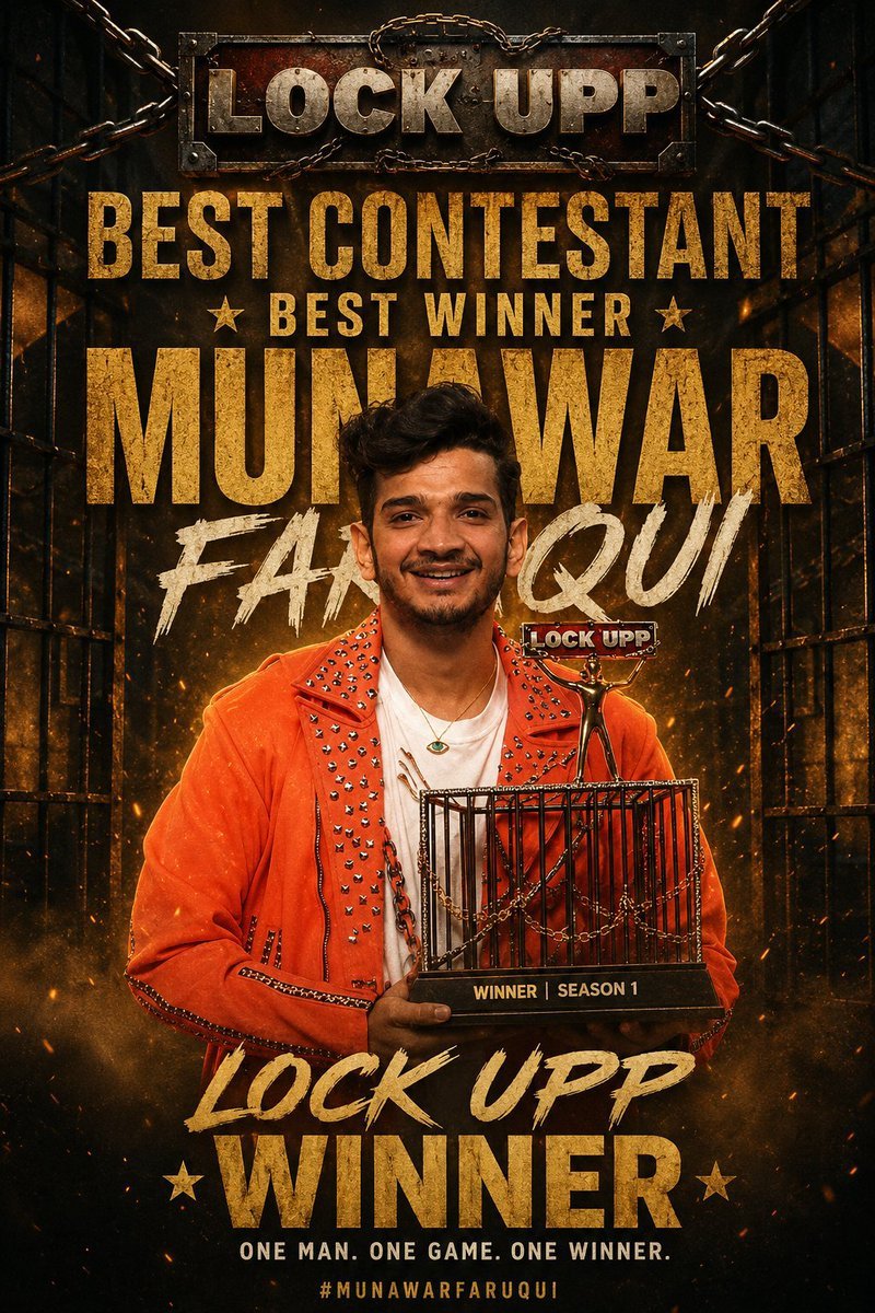 Shafiq75770069's tweet photo. Lock Upp peaked in the Munawar era 👑
Every moment felt iconic &amp; unforgettable 🔥
Pure entertainment from start to end 
💯

MUNAWAR DEFINES LOCKUPP ERA https://t.co/dSkYb3SJcy