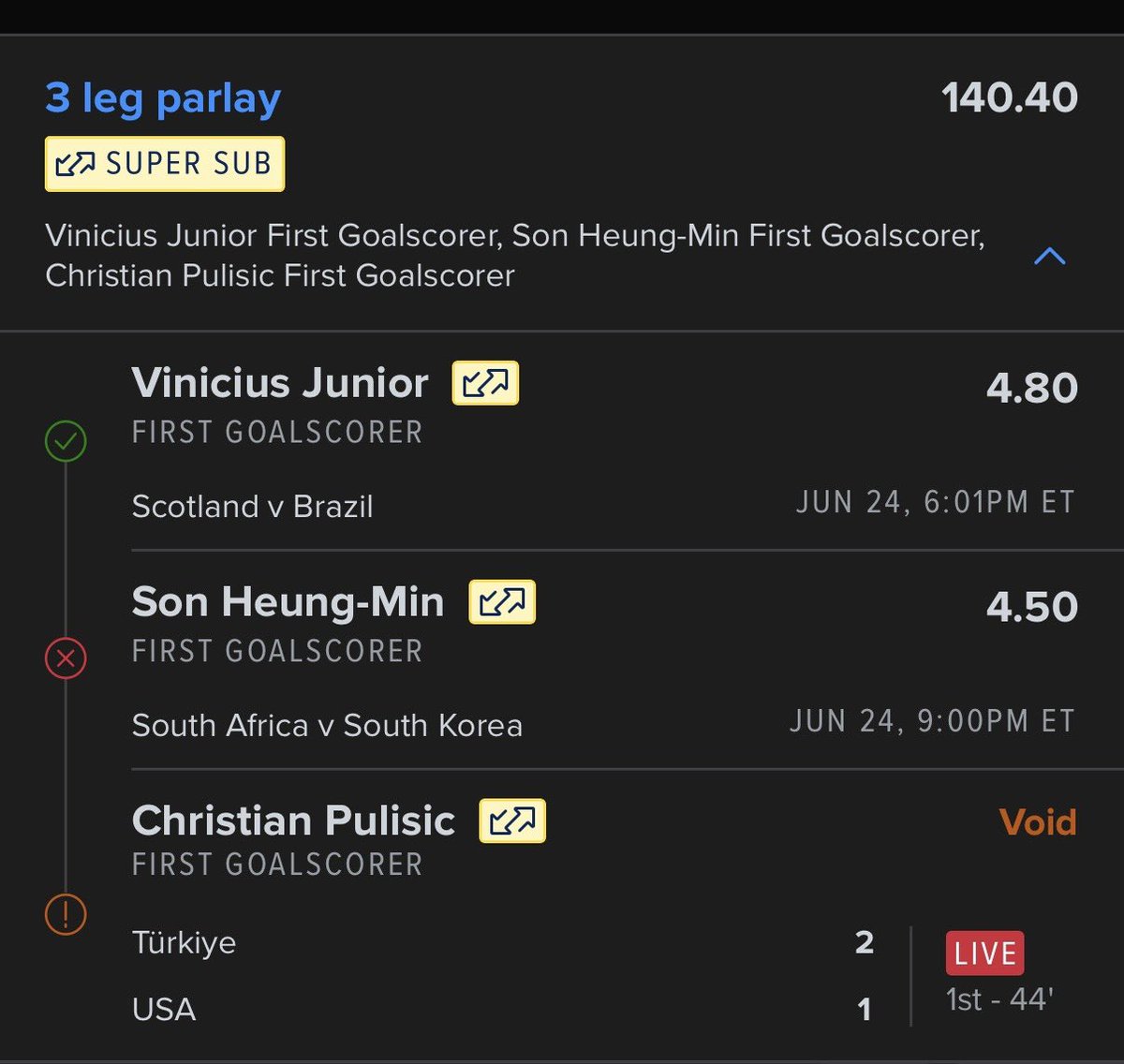 jedosGG's tweet photo. FanDuel didn’t void this … https://t.co/vYOSrdOfX9