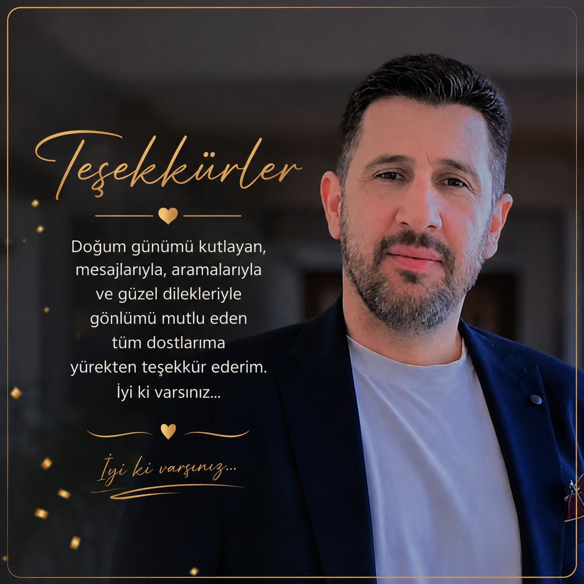 erginulun's tweet photo. Doğum günümü hatırlayıp mesajlarıyla, aramalarıyla ve güzel dilekleriyle yanımda olan herkese gönülden teşekkür ederim. Selam gönderen, uzaktan da olsa kalbini hissettiren tüm dostlarıma minnettarım. Her biriniz bu günü benim için daha anlamlı kıldınız. İyi ki varsınız.🙏 https://t.co/Mdc4cSfFWr