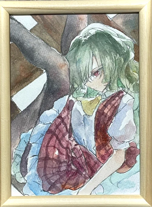 水彩と色紙!!