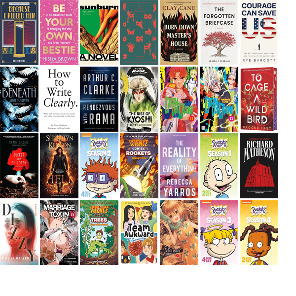 hendersonlibs's tweet photo. This week the Henderson Libraries have 138 new books and four new movies.  New items include Regime Change, Night Witch, Forged in the Fire, Shatter Me 3-Book Set, Crash, Because I Killed Him, Be Your Own Bestie, Girls Like Girls, and Sunburn. https://t.co/iTVkN02tDr https://t.co/nPBlIMcnFi