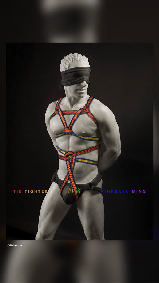 kinkbaku's tweet photo. Bind &amp; Bond

❤️🧡💛 Happy Pride 💚💙💜

#shibari #kinbaku #ropebondage #kink #bound #tiedup #boundmen #ropeplay #ropeart #objectification #exhibitionist #pride https://t.co/blpso6g0ql