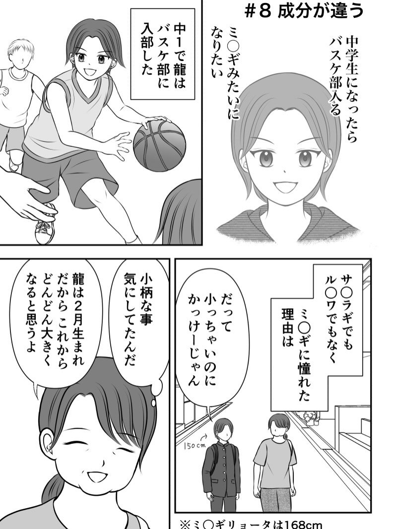 animeca22's tweet photo. 時には、一番背の高い人にこそ、一番大きな心があるものです。❤️
#漫画 #マンガ #育児 #家族 #バスケ #成長記録 #親子 #ほっこり #感動 #あるある https://t.co/qLzrx985h9