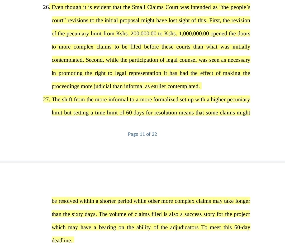 joshuamalidzo's tweet photo. #hotoffthebench
Justice Nabil Orina gets it right on Sec 34 of the SCC Act. He captures the reality of the court and the need to safeguard access to justice.
'The 60-day timeline must be seen for what it sought to achieve:timely disposal of claims and not a rigid ouster clause' https://t.co/K88vp9hM2k