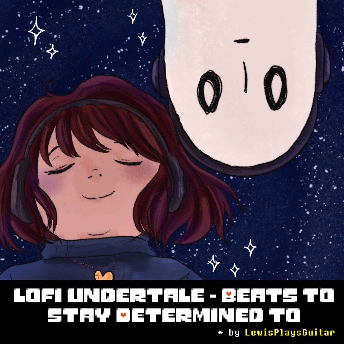 akochiii's tweet photo. おやすみ〜🌙😼☺️🪐✨✨✨✨💫#Nowplaying Fallen Down - LewisPlaysGuitar (Lofi Undertale - Beats to Stay Determined To) https://t.co/CqlE1rCEPy