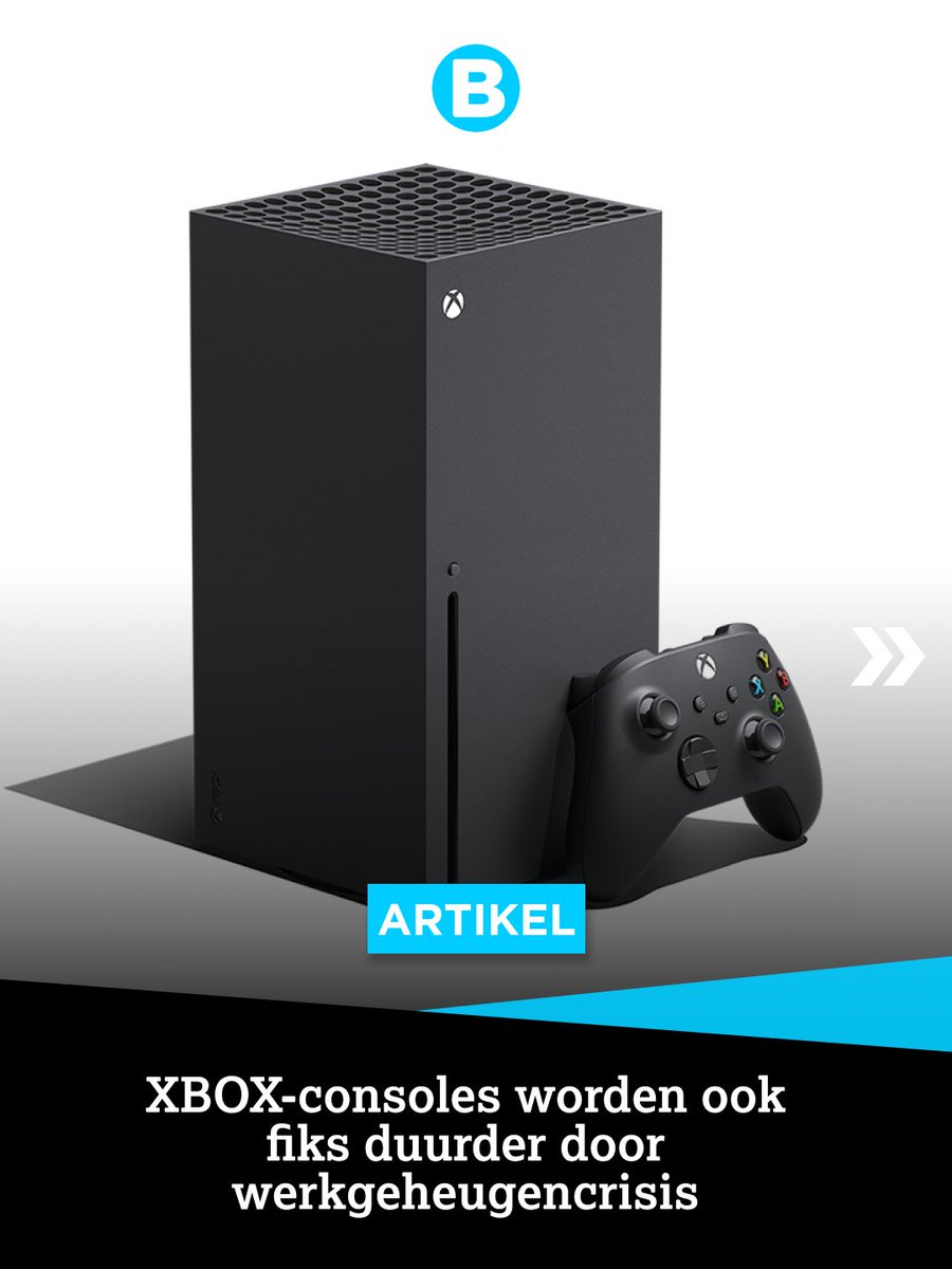Bright's tweet photo. Het is geen grote verrassing dat de consoles in prijs stijgen: veel techbedrijven hebben nu eenmaal last van de werkgeheugencrisis.

Meer lezen? Kijk op https://t.co/6MN9yB1RGj

#bright #tech #technieuws #xbox #geheugen #prijsverhoging https://t.co/xL5DhEy9bO