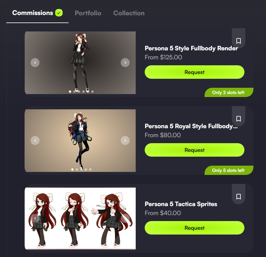 gorosprincess's tweet photo. COMMS REOPENING!

hi everyone!! after a long wait, i am finally reopening my p5 style comms on my vgen!! i'm still going through the post-grad job search and my current job has been cutting hours so i am reopening to help me along with paying some things off! ⬇️
#VgenComms https://t.co/PKFtrMxjG2