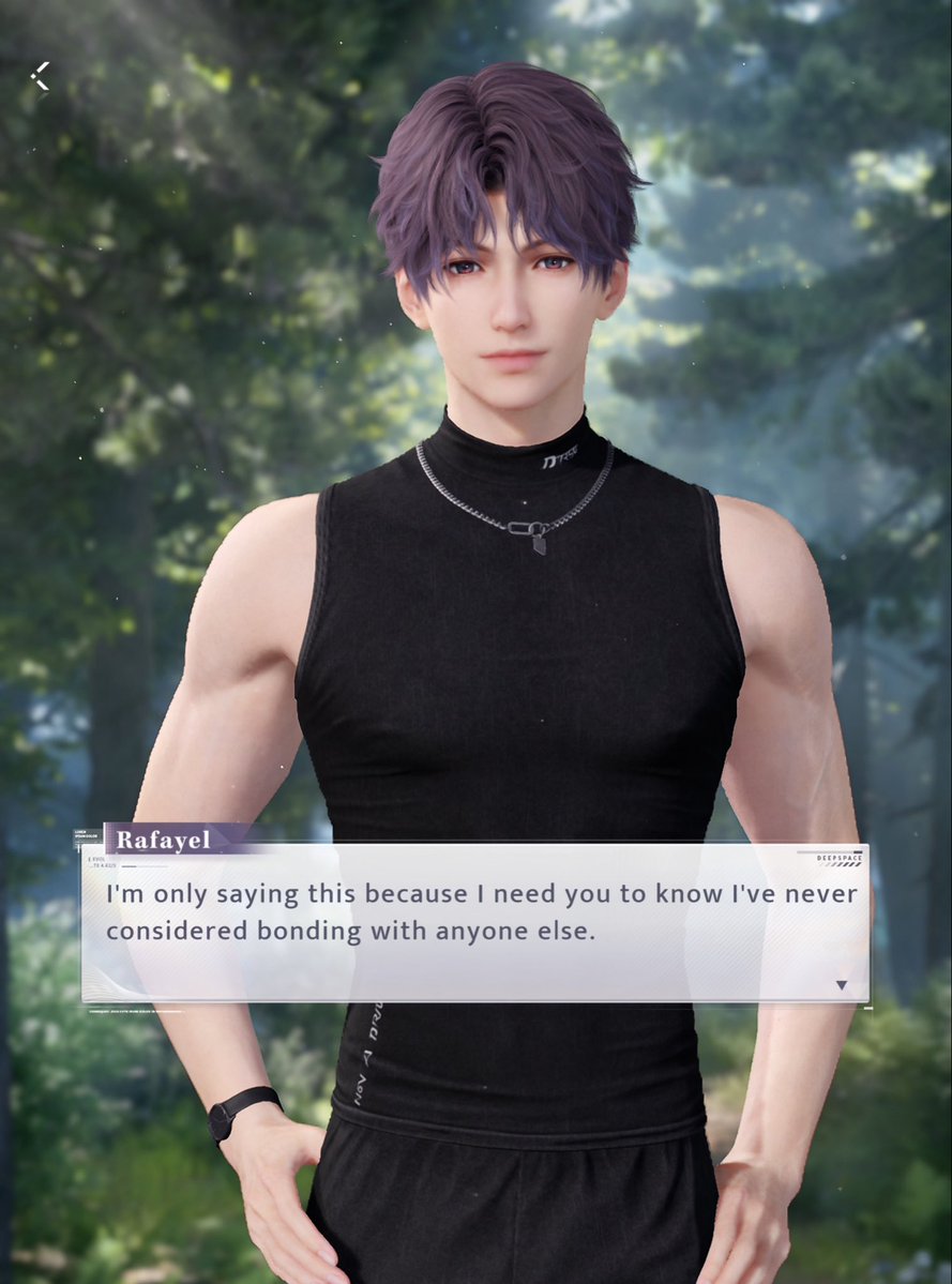 seagodspearl's tweet photo. To think some people were trying to call him a cheater not long ago.

Not my Rafayel, a Lemurian "who lives for love", who literally gave a piece of his heart to MC, and who will "choose her again and again" in every timeline, every universe. This is just one example among many. https://t.co/ytHGaqTOFc