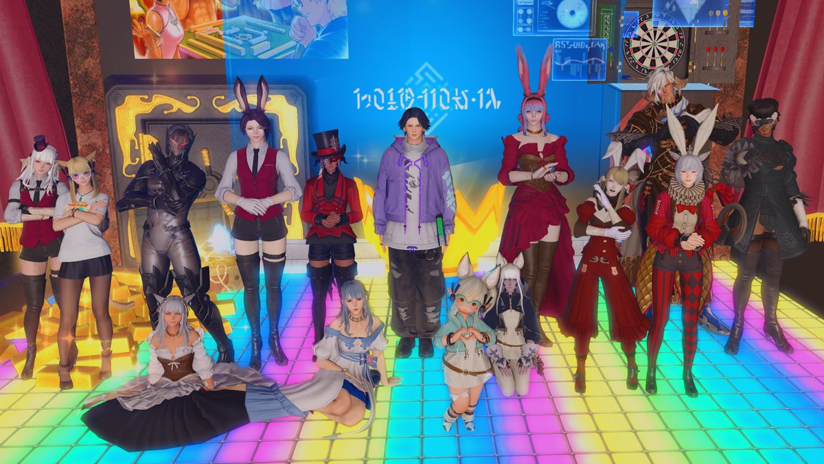 AgeraLexell_XIV's tweet photo. FCイベントababababaCarnivalお疲れ様でした！ ポーカーもブラックジャックも盛り上がりましたね🃏♥️♦️♠️♣️
優勝したsqさんおめでとうございます〜🎉

© SQUARE ENIX
#FF14 #FFXIV https://t.co/J2Byw7qEz9
