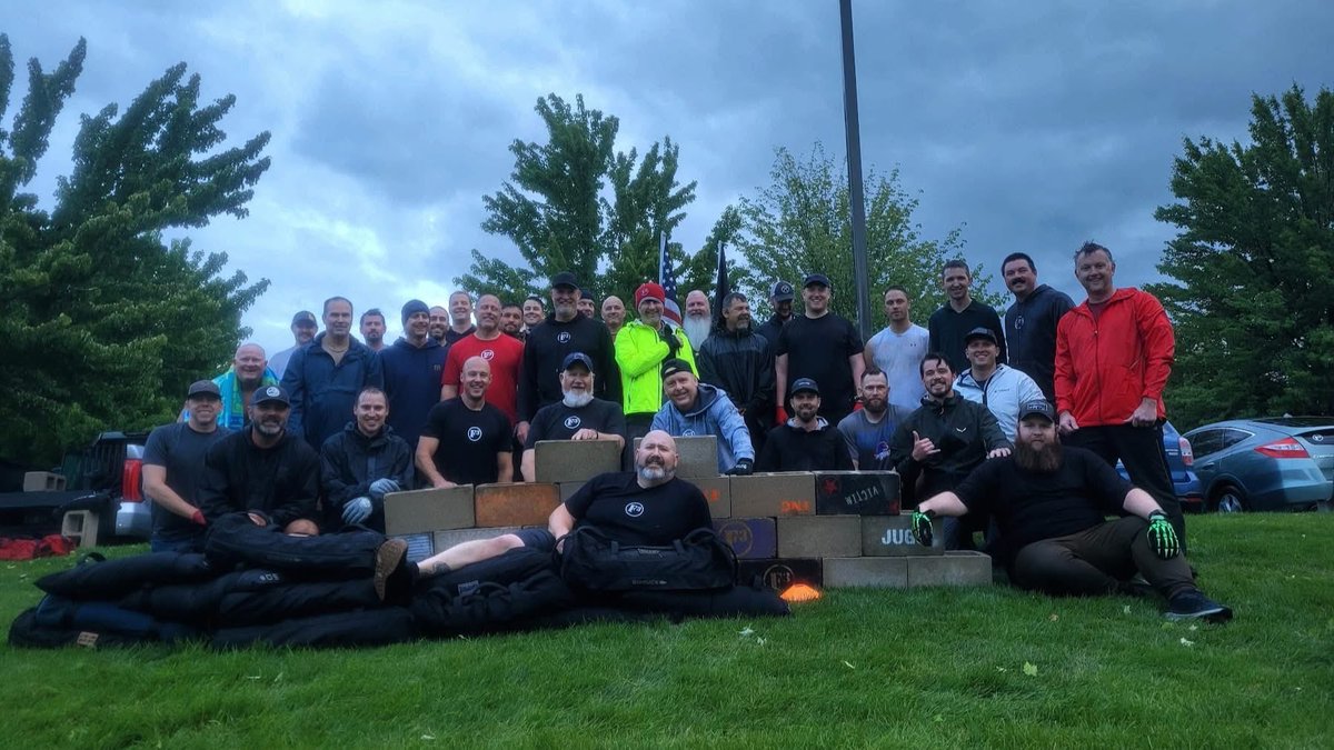 huck_f3's tweet photo. I got to celebrate my 12th anniversary with @F3Nation this morning.

On the menu? Surviving one of the most epic storms alongside some of the planet's best dudes.

The irony wasn't lost on me... After 12 years, I've learned the storms are usually the moments you remember most and you never ever ever ever have to go alone.

Wouldn't have wanted to be anywhere else x 1000. Love these men.

Blessed to be, 
Huck L. Berry