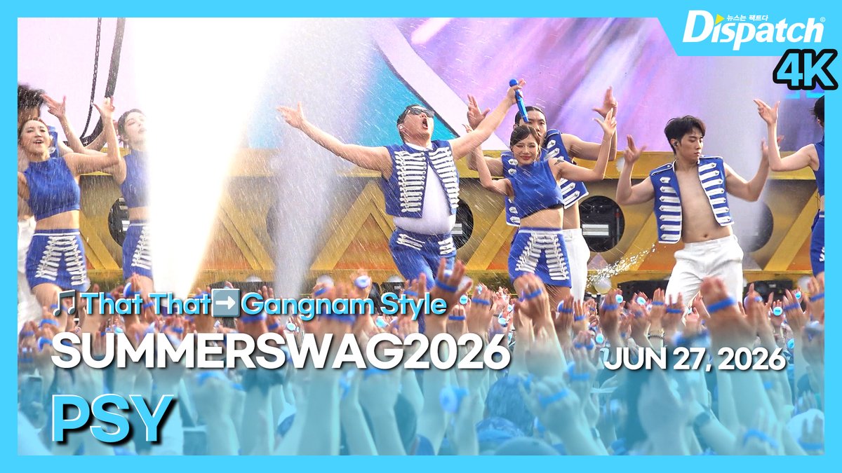 Dicon_korea's tweet photo. [🎥] '싸이(PSY)', 싸이흠뻑쇼 'SUMMERSWAG 2026' 🎵That That➡️Gangnam Style 무대

https://t.co/dnIu5tIEcH

#싸이 #PSY #흠뻑쇼 #SUMMERSWAG #DIPE #디스패치 #dispatch https://t.co/WepsLQfLWp