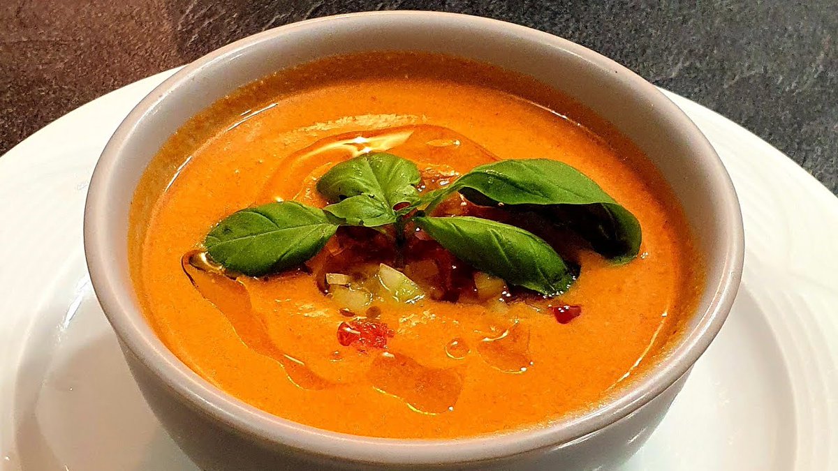 metstoiatable's tweet photo. Gazpacho andalou maison
#recette
https://t.co/ZH2eeXemlt
soupe froide à base de légumes crus mixés à base de tomates le tout allongé avec de l'eau ou des glaçons.
Pour 6 personnes
#soupe #été #espagne #gaspacho https://t.co/1SKLaeiGDP