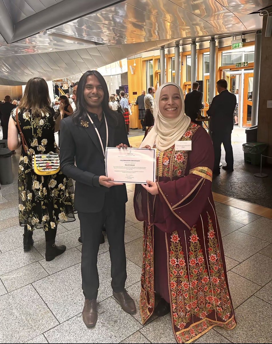 DownWithTheSNP's tweet photo. 🤮 Manivannan took a Palestinian to today’s State Opening of Parliament.

🕹️DEPORT https://t.co/Sz6fVnLlzZ