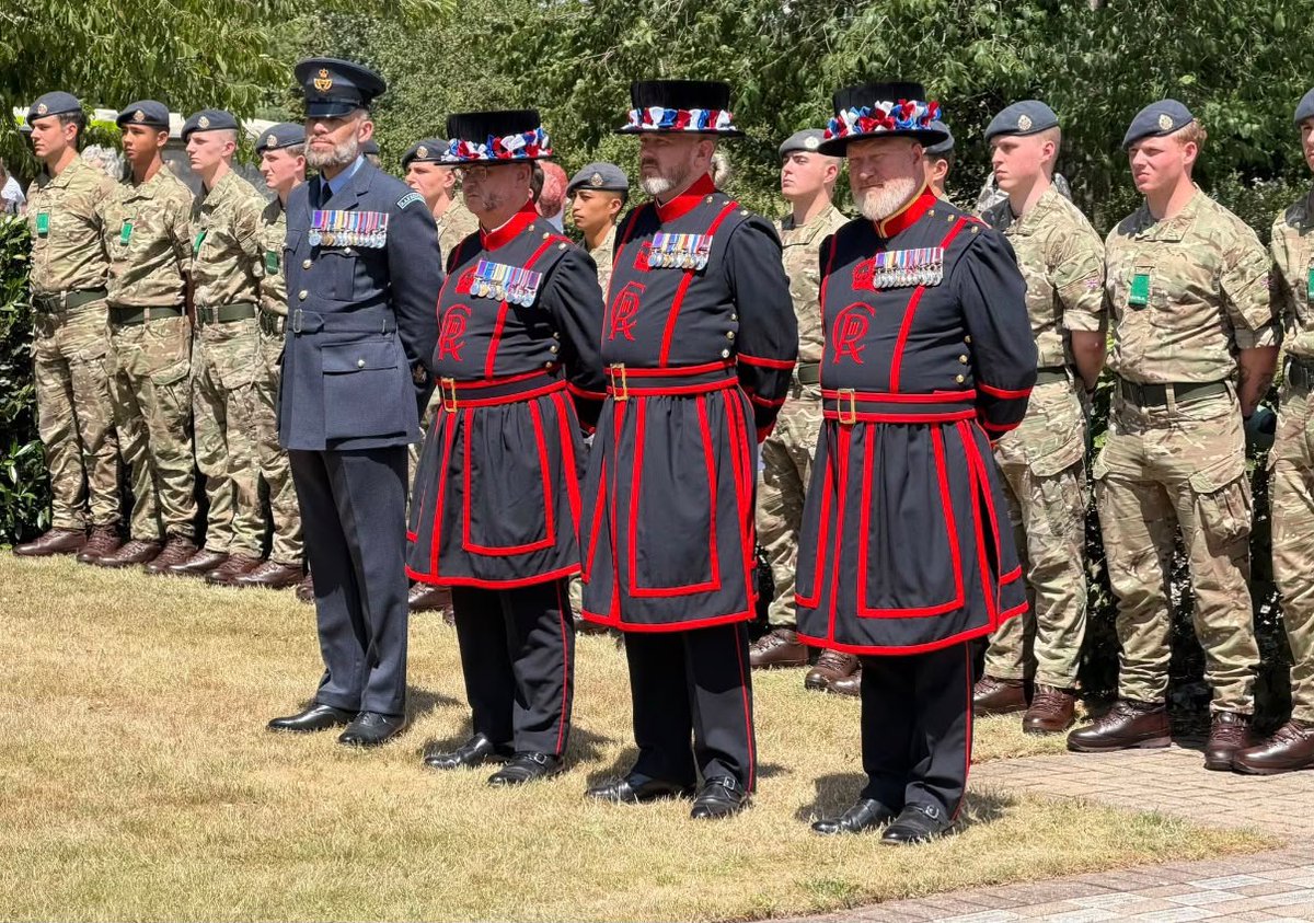 Commander_GE's tweet photo. 2/2
During the service, a stone was dedicated to Air Cdre Tim Thorn (former CG, “Tiger”) and a tree planted in memory of Nigel Warwick, Corps Historian. It was a privilege to spend time with veterans and families in reflection and remembrance. https://t.co/cV8khTxil5