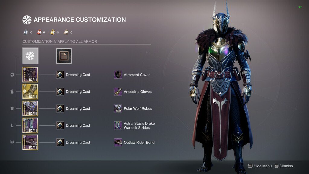 TastyJager's tweet photo. @falloutplays Tried going for a warlord look for my warlock and it’s honestly one of my favorites I’ve done. https://t.co/9qkjjE55ZM