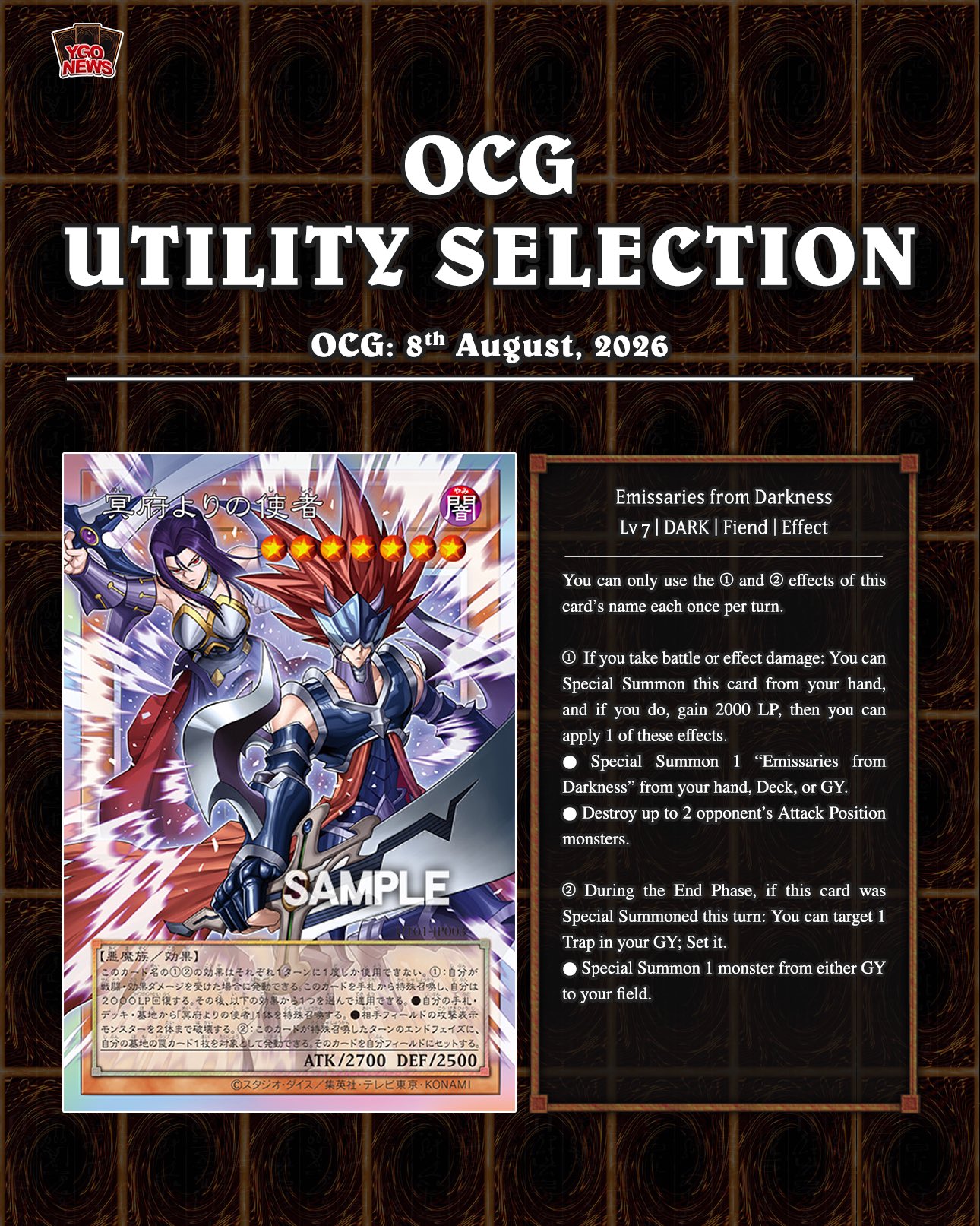 new yugioh ocg cards Yu-Gi-Oh! Duel Monsters Limit Over Collection All of the New 5Ds
