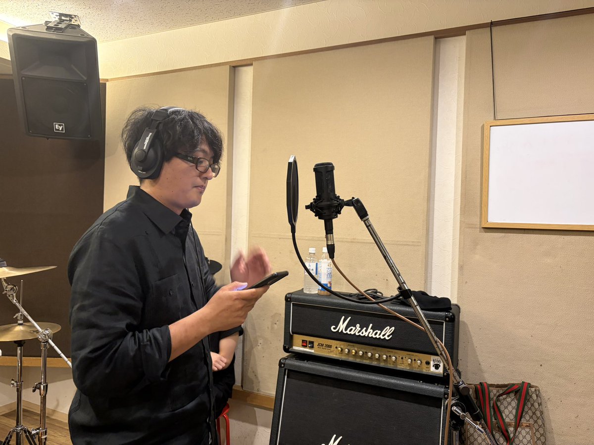 GOGONAO_P's tweet photo. Jack fieldレコーディングしております！！
楽しいわぁ https://t.co/xBzZH7cA2m