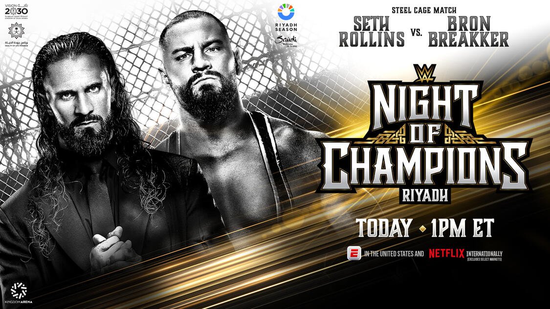 EliteClubS0B's tweet photo. Michael Cole has confirmed that the Steel Cage Match between Seth Rollins and Bron Breakker is the final chapter of their rivalry.

#WWENOC https://t.co/lXezA37nNq