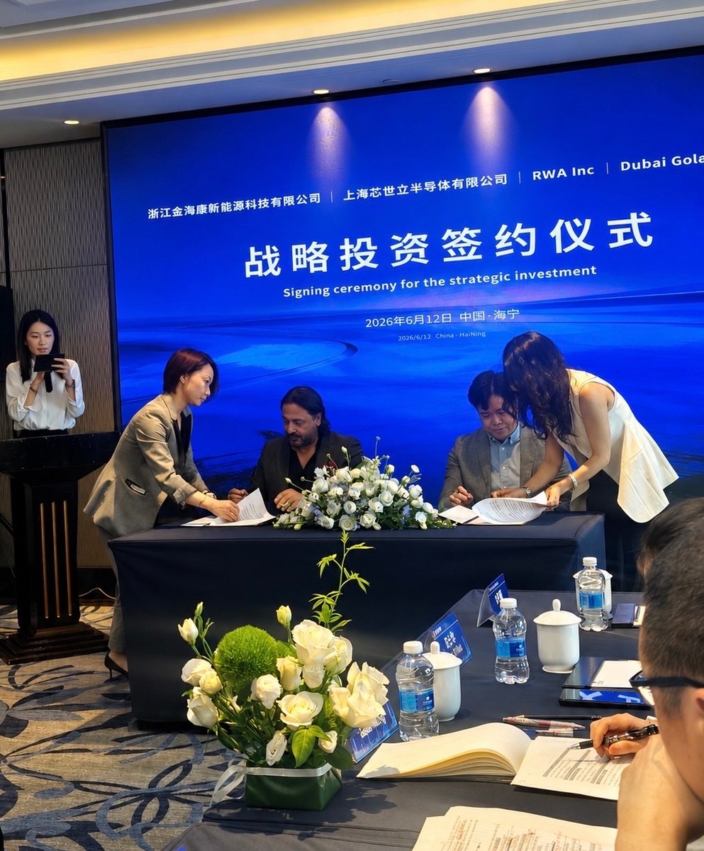 RWA_Inc_'s tweet photo. RWA Global Inc to Advise Golden Dolphin Trading on $300M Tokenization of Chinese New-Energy Mobility Assets

DUBAI — RWA Global Inc, an international RWA tokenization consultancy, has signed an advisory agreement with Golden Dolphin Trading L.L.C., a UAE-based company in China’s new-energy mobility sector, to support tokenizing roughly US$300 million in assets. RWA Global Inc will advise Golden Dolphin as the two pursue a compliant path to open Chinese new-energy infrastructure to qualified global investors, the start of a long-term partnership to build that framework alongside regulators and qualified counsel.

OPENING CHINESE ASSETS TO GLOBAL CAPITAL
RWA tokenization is now one of the fastest-growing markets in finance: on-chain tokenized assets already exceed US$320 billion, with BCG projecting US$16 trillion by 2030 and Standard Chartered forecasting US$30 trillion by 2034. Foreign investors have long had limited direct access to China’s infrastructure boom but on February 6, 2026, the People’s Bank of China, the CSRC, and six other authorities jointly created the first national framework permitting offshore issuance of tokens backed by onshore Chinese assets. RWA Global Inc sees Golden Dolphin as an early move at the frontier of that opening.

A MARKET OPPORTUNITY AT SCALE
China is the world’s largest new-energy vehicle market, roughly 16.5 million units sold in 2025, over half of all domestic vehicle sales and nearly 70% of global NEV sales, per the China Association of Automobile Manufacturers(https://t.co/7hy1djuJTd ). Supporting infrastructure has grown just as fast: China passed 19 million charging points by late 2025 official data(https://t.co/MINf9AIMXT) , up over 50% year-on-year, in a domestic charging market that industry researchers estimate at US$25 billion-plus and growing at double-digit rates.

These are exactly the kind of cash-generating, capital-intensive assets tokenization is built for, broadening the investor base, easing fundraising friction, and adding liquidity to illiquid holdings within a regulated, securities-grade framework.

Demand isn’t theoretical: China’s first tokenization of new-energy assets, over 9,000 EV charging stations closed in 2023(https://t.co/zkxC7Z6sDA ), though before any national framework existed. Regulators paused offshore RWA activity in September 2025 pending an official policy, since formalized by the February 2026 framework(https://t.co/W5PAy3H1DL ). RWA Global Inc is structuring the Golden Dolphin engagement to be among the first fully compliant under this new regime distinct from earlier pre-regulation deals, establishing a repeatable, institutional-grade pathway for billions in international investment into Chinese new-energy infrastructure.

EXECUTIVE PERSPECTIVE
This is more than one transaction. China’s new-energy economy is among the world’s most dynamic, yet global investors have had few compliant ways in. Our work with Golden Dolphin is a first step toward a regulated bridge for international capital and opportunity measured in billions. 
Kevin Yunai, Founder & CEO, RWA Global Inc

LEGAL PERSPECTIVE
This is more than tokenizing one asset, it’s a step toward a compliant offshore bridge between China’s industrial value and global capital, offering investors a regulated way to participate in its clean-energy growth.
Donna Tang, Partner, Esquare Legal

RWA Global Inc and Golden Dolphin will share further details in future communications.