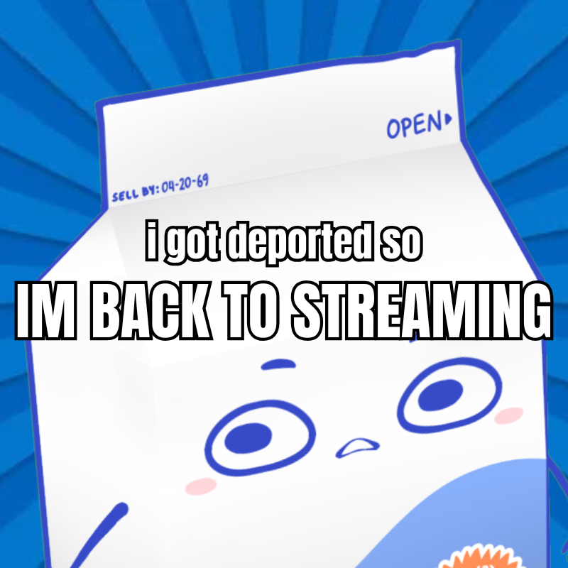 CurdledMilkVT's tweet photo. THE WAIT IS OVER!!!!!!

I am back to streaming today!!!

10pm CET!!! or in around 2 hours!!! https://t.co/JMh6QaeZyn