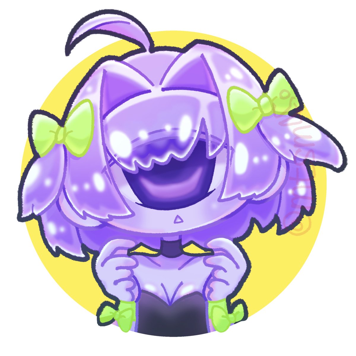 mtsm450's tweet photo. 💜単眼スライム娘ちゃん💜 https://t.co/rlbg0DRnHN